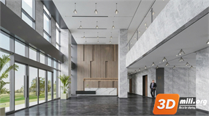 Lobby front desk Skp Files 